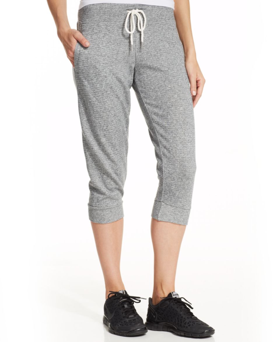 Calvin Klein Performance Heathered Banded Capri Pants