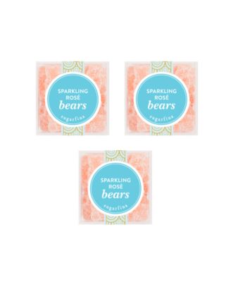 Игристые розовые мишки Sugarfina - Набор маленьких кубиков, упаковка из 3 штук