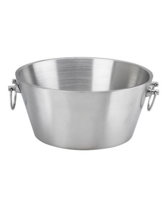 Стальная коллекция почищенных щеткой 15-дюймовых ванн для вечеринок с двойными стенками