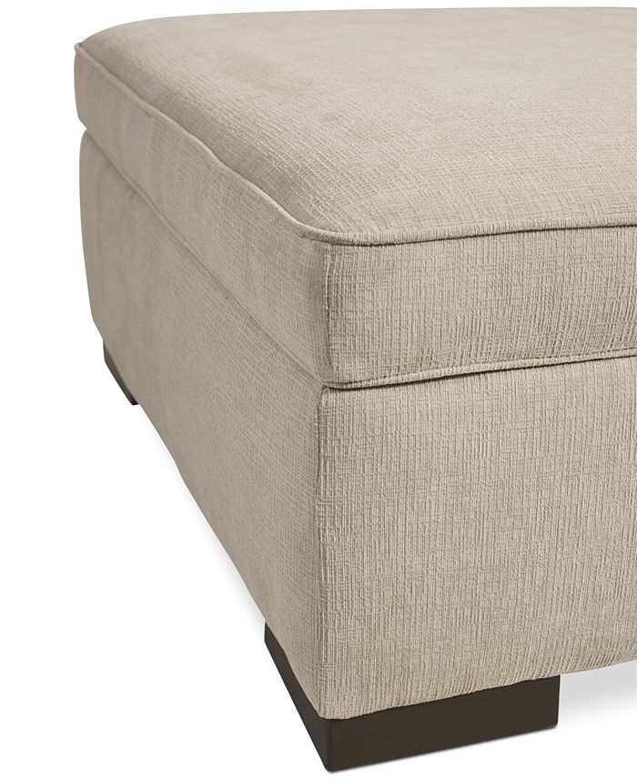 Furniture Radley Fabric Storage Ottoman, Created for Macy's & Reviews
