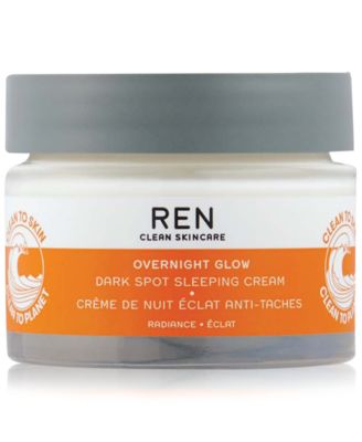 Восстанавливающий крем для ухода за кожей Ren Clean Skin Care Overnight Glow от темных пятен