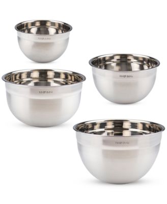 Tovolo, 4 шт. Набор мисок для приготовления и подачи блюд из нержавеющей стали