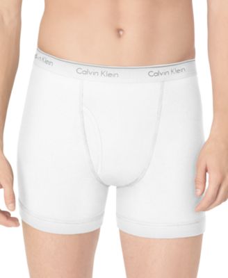 calvin klein button front boxers 3 pack