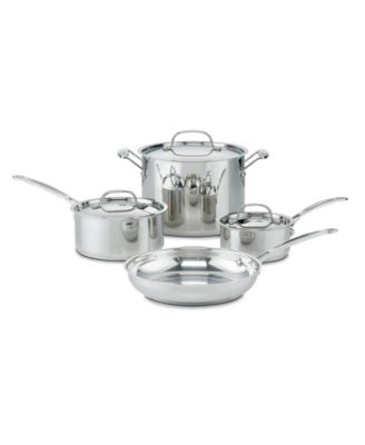 Классический набор посуды из нержавеющей стали Cuisinart Chef's Classic из 7 предметов