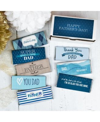 Подарочная коробка конфет Just Candy на День отца - Подарочная коробка шоколадных батончиков Hershey's, 8 штук