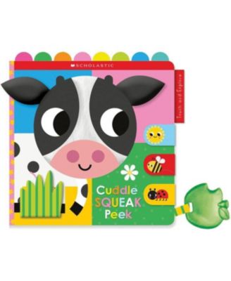 Книжка из ткани Cuddle Squeak Peek: Scholastic Early Learners (Трогай и исследуй) от Scholastic