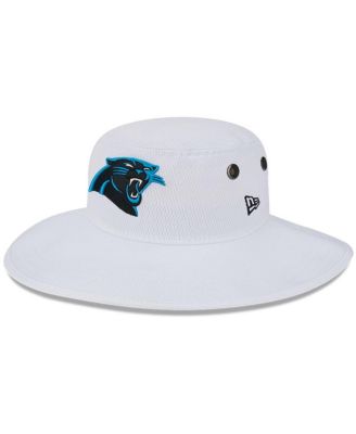 Мужская панама New Era White Carolina Panthers 2023 в тренировочном лагере НФЛ Панама-панамка-ковшик