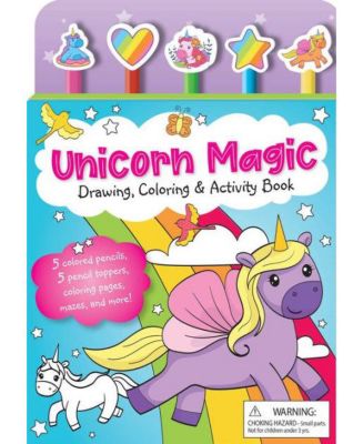Unicorn Magic Pencil Toppers- Книга для рисования и раскрашивания от издательства Silver Dolphin Books