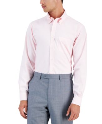 Мужская однотонная рубашка Brooks Brothers B by Mens Regular Fit из негладкого материала 8490₽