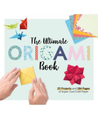 Потрясающая книга по оригами - 20 проектов и более 90 страниц из супер крутой бумаги для рукоделия от Larousse