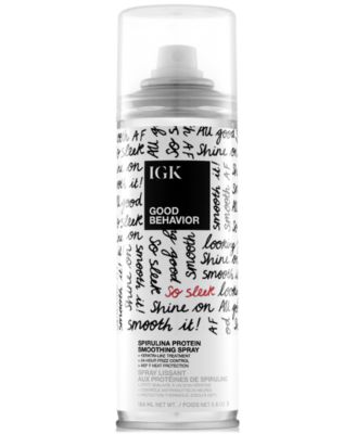 Разглаживающий спрей с протеинами спирулины IGK Hair Good Behavior 6590₽