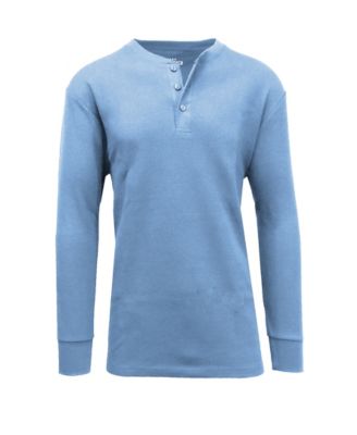 Мужская утепленная рубашка Henley из вафельного трикотажа оверсайз Galaxy By Harvic от Harvic 5290₽