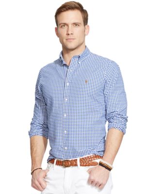 Classic Fit Long-Sleeve Oxford Shirt 
