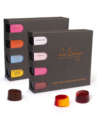 Набор трюфелей Le Belge Chocolatier Classic и Wine Pearl, 32 штуки