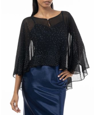 Женская вечерняя накидка с заклепками от Giani Bernini