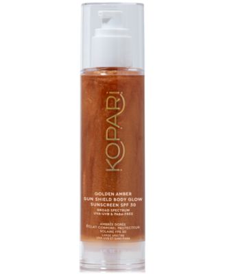 Солнцезащитный крем для тела Kopari Beauty Golden Amber Sun Shield Body Glow SPF 30, 5 унций.