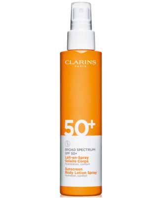 Солнцезащитный лосьон-спрей для тела Clarins широкого спектра действия SPF 50 5 унций 8190₽