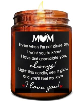 Свеча из соевого воска Lovery Люблю тебя мама с ароматом лаванды 10 унций 3990₽