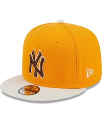 Мужская бейсболка New Era Gold New York Yankees Tiramisu 9Fifty Snapback