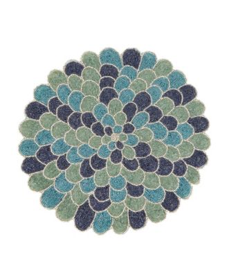 Набор салфеток из бисера Saro Lifestyle Peacock Glamour размером 4,14