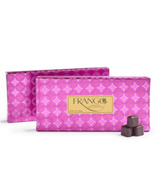 Шоколадные конфеты Frango Chocolates, 2 упаковки, Упакованная коробка малинового темного шоколада весом 1 фунт, созданная для Macy's