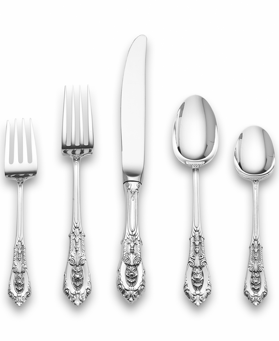  Wallace Rose Point Sterling Silver Flatware 