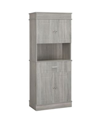 HOMCOM 72 " Кухонный шкаф-органайзер для хранения в шкафу с микроволновой печью Sd,