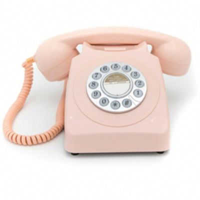 Настольный кнопочный телефон GPO Retro GP 746DPBPN 746 розовый