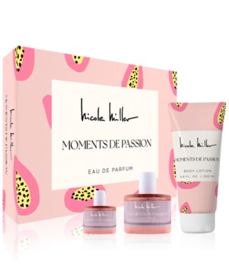 Николь Миллер, 3 шт. Подарочный набор парфюмированной воды Moments de Passion