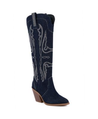 Высокие западные пинетки Sugar Womens Kammy со стразами в стиле Камми 15790₽