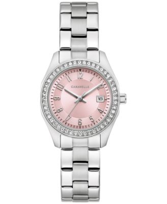 Женские часы-браслет Caravelle из нержавеющей стали 28 мм