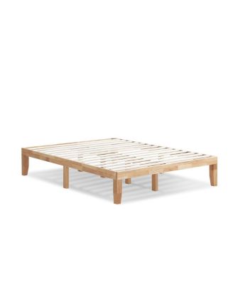 Каркас кровати на деревянной платформе Gymax 14