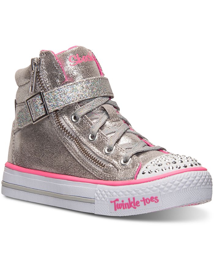 Skechers Little Girls Twinkle Toes Sugarcanes Heart N Soul Athletic Sneakers From Finish Line Reviews Finish Line Kids Shoes Kids Macy S