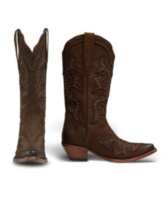 Роскошные кожаные сапоги в западном стиле от Buck - Brana Ginger от