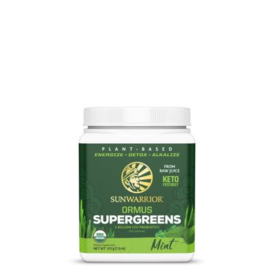 Sunwarrior Ormus Supergreens, Мята, 7,9 унции (45 порций)