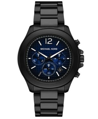Мужские часы Michael Kors Sage Chronograph Black IP из нержавеющей стали 42 мм