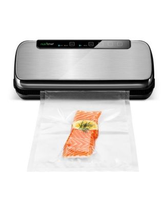 Автоматическая вакуумная упаковочная система NutriChef - Электрический аппарат для герметизации пищевых продуктов с корпусом из нержавеющей стали