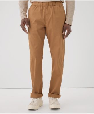 Повседневные мужские брюки из саржи средней плотности из органического хлопка Pact - 32" По внутреннему шву