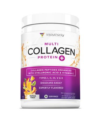 Vitauthority Multi Collagen Protein Plus, тропический пунш, , 30 порций