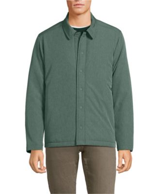 Мужская утепленная куртка-рубашка для пригородных поездок в Лэндс-Энде