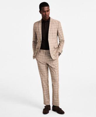 Мужской приталенный костюм-стрейч от Nick Graham