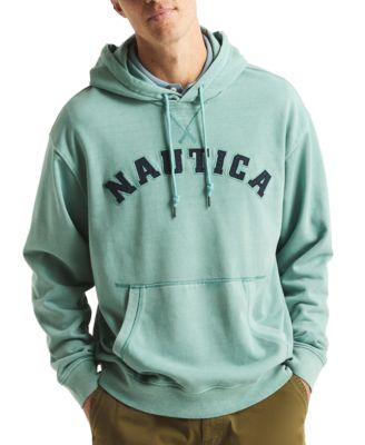 Мужская одежда свободного покроя Nautica с окрашенной махровой толстовкой с логотипом Nautica 17990₽