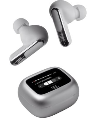 Беспроводные наушники JBL Live Beam 3 True серебристого цвета