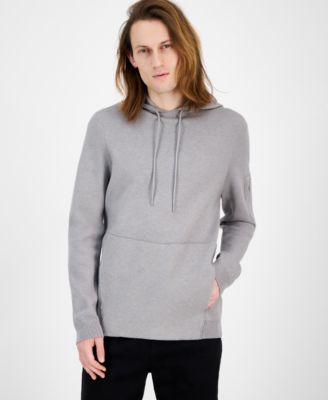 КАРЛ ЛАГЕРФЕЛЬД ПАРИЖ Мужской приталенный свитер с длинным рукавом и толстовкой с капюшоном 20090₽