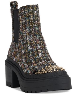 Женские ботильоны Jessica Simpson на плоской подошве украшенные рисунком Челси от Jymmie 28990₽