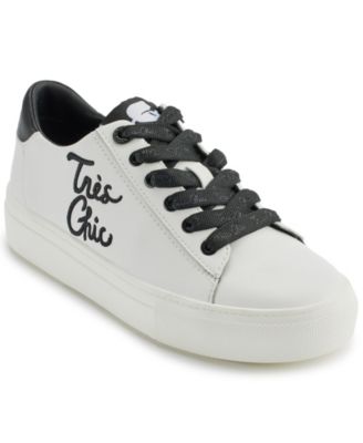 Женские кроссовки на шнуровке от KARL LAGERFELD PARIS Womens Cate Sayings 27090₽