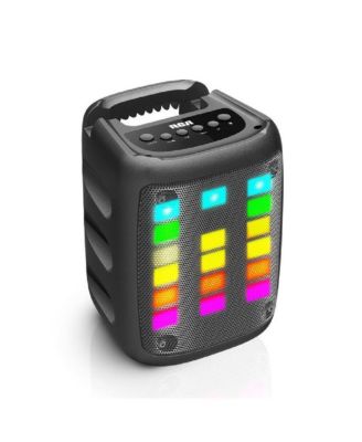 Беспроводной мини-динамик для вечеринок RCA Disco 103 RGB, LED Show Light black