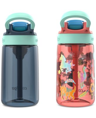 Соломинка Contigo Kids с АВТОМАТИЧЕСКОЙ подачей воды, 2 упаковки, 14 унций Бутылки для воды