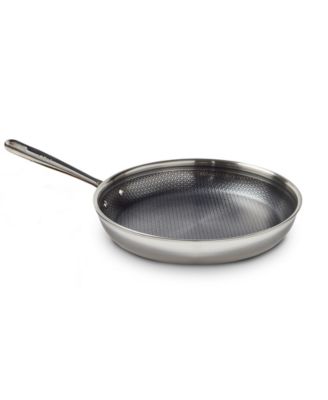 12-дюймовая сковорода из нержавеющей стали с гибридной сеткой T-Fal