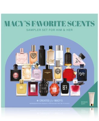 Создан для Macys, 21 шт., Набор пробников любимых ароматов Macys для Него и для нее, эксклюзивно в Macys